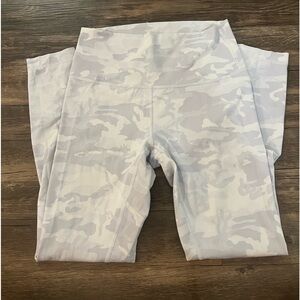 Lululemon White Camo leggings